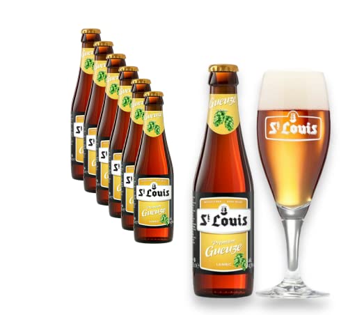 6 x 0,25l St. Louis Premium Gueuze - belgisches Fruchtbier -Rohweizenbier von Bier