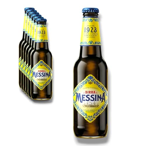 6 x 0,33l Birra Messina - Klassisches Messina Bier aus Italien mit 4,7% Vol. von Bier