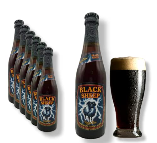 6 x 0,33l Föroya Bjór Black Sheep - Premium Dark Lager Bier von Bier