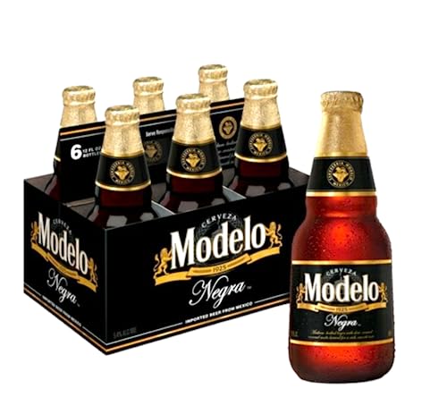 6 x Cerveza Modelo Negra 0,355l - Dunkles Bier aus Mexiko mit 5,3% Vol. von bier