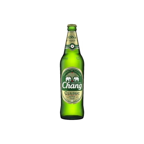 6 x Chang Classic Bigbottle 620 ml- Die Nr. 1 aus Thailand mit 5% Vol. - inkl. Original Haus der Biere Berlin Bierdeckel von Bier