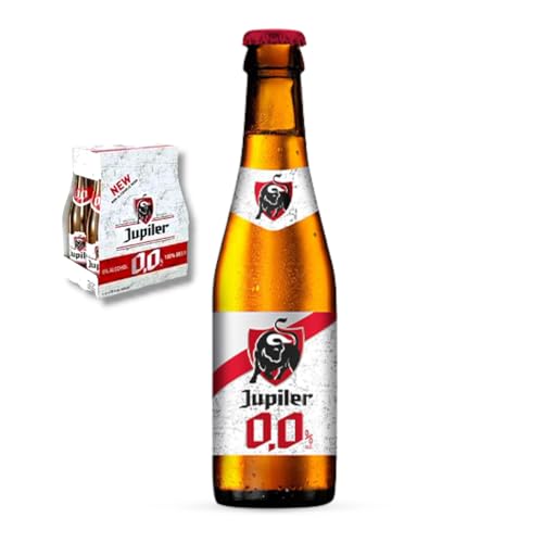 6 x Jupiler 0,0% - Das alkoholfreie Original aus Belgien 0,25l von Bier