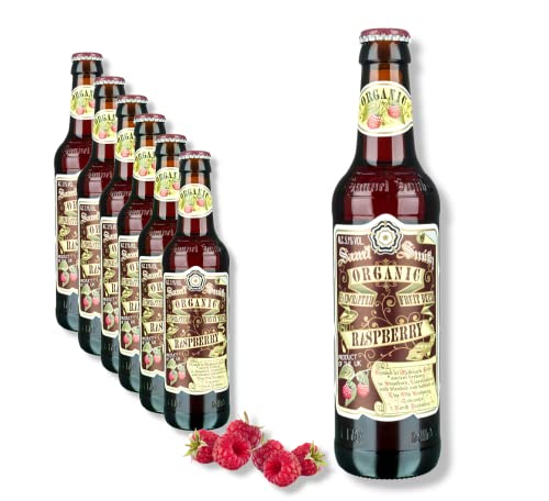 6 x Samuel Smith Organic Raspberry Bier- Himbeerbier aus Großbritannien mit 5,1% Alc. von Bier