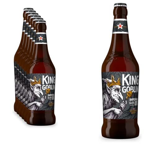 6x Wychwood King Goblin 0,5l- Imperial Ruby Beer mit 6,60% Vol.- Rotbier aus England von Bier