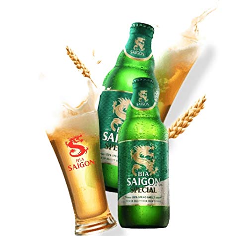 BIA Saigon Special 0,33l,Bier aus Vietnam wir führen dieses in Set`s zu 6, 12 und 24 Flaschen (24) von Bier