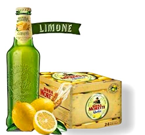 BIRRA MORETTI Sommer Radler Zitrone CL.33 X 12 Flaschen Bier 2% Alk. Cerveza von Bier