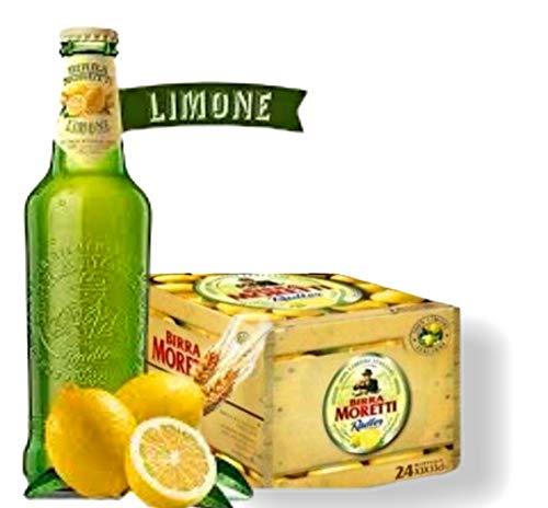 BIRRA MORETTI Sommer Radler Zitrone CL.33 X 24 Flaschen Bier 2% Alc. Cerveza von Bier