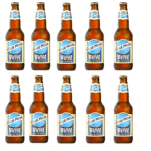 Blue Moon Bier 12 x 0,33l–Der belgische Witbier-Klassiker aus den USA mit 5,4% Vol.- Inkl. Haus der Biere Berlin Bierdeckel Blue Moon Bier 12 x 0,33l–Der belgische Witbier-Klassiker aus den USA mit 5,4% Vol.- Inkl. Haus der Biere Berlin Bierdeckel von Bier