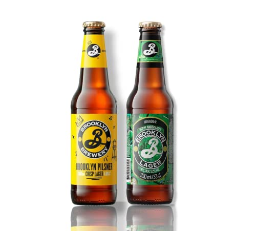 Brooklyn Brewery Bier Mix - 12 x Brooklyn Amber Lager + 12 x Brooklyn Crisp Pilsner von Bier