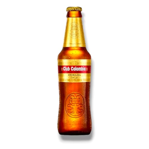 Club Columbia Dorada 24 x 0,33l- Lager aus Kolumbien mit 4,6% Vol. - Inklusive Haus der Biere Berlin Bierdeckel von Bier