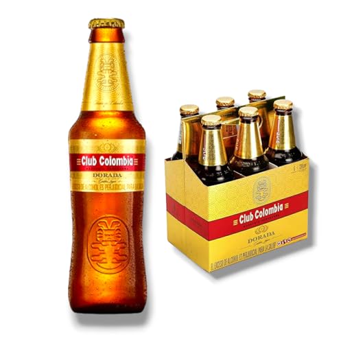 Club Columbia Dorada 6 x 0,33l- Lager aus Kolumbien mit 4,6% Vol. - Inklusive Haus der Biere Berlin Bierdeckel von Bier
