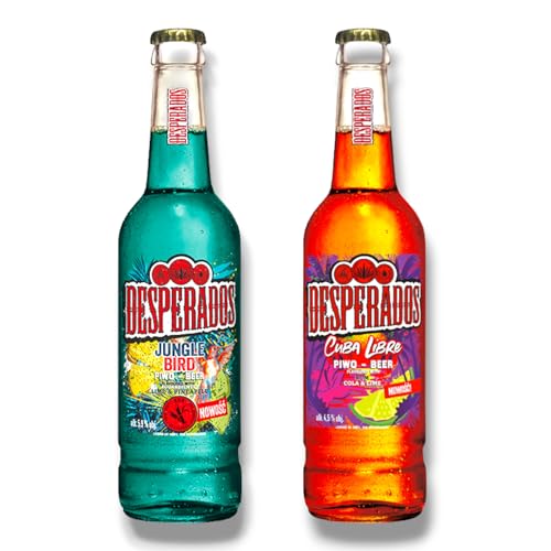 Desperados Bier Sommeredition Mix - Jungle Bird 5,9% Vol. & Cuba Libre 4,5% Vol. 20 x 400ml von Bier