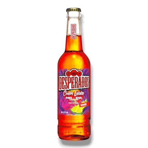 Desperados Cuba Libre 12 x 400ml - Die neue Sommeredition mit 4,5% Vol. - Cola & Lime flavoured with Rum von Bier