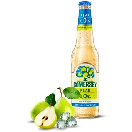 Die Sommer Erfrischung Somersby Birne alkoholfrei als 12 und 24 Flaschenpaket (12) von Somersby