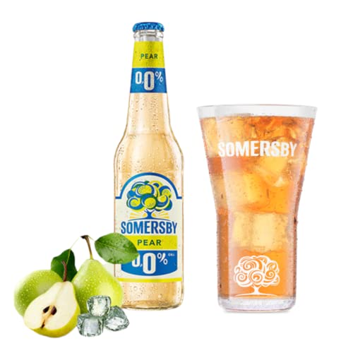 Die Sommer Erfrischung Somersby Birne alkoholfrei als 12 und 24 Flaschenpaket (24) von Bier