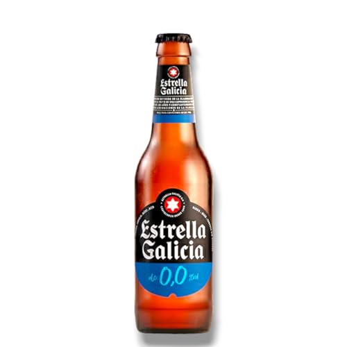 Estrella Galicia 0,0% Vol. - Spanisches Lagerbier alkoholfrei 12 x 0,33l - Inklusive Haus der Biere Berlin Bierdeckel Estrella Galicia 0,0% Vol. - Spanisches Lagerbier alkoholfrei 12 x 0,33l - Inklusive Haus der Biere Berlin Bierdeckel von Bier