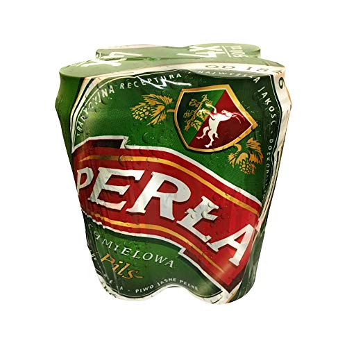 Große Dose 500ml! Perla Chmielowa Bier aus Polen 12 Dosen im Paket, Piwo von Bier