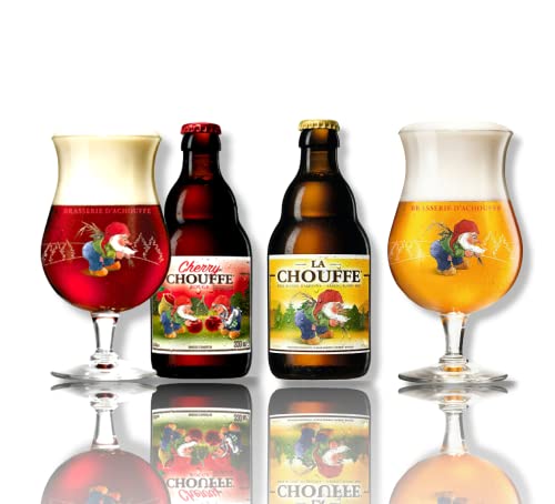 La Chouffe Belgien Bier Mix - 12 x La Chouffe Belgian Blonde Ale + 12 x La Chouffe Cherry von Bier