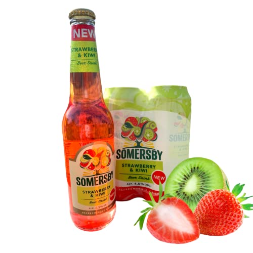 Neu! Somersby Erdbeer Kiwi 12 Flaschen a 400ml mit 4,5% Alc von Bier