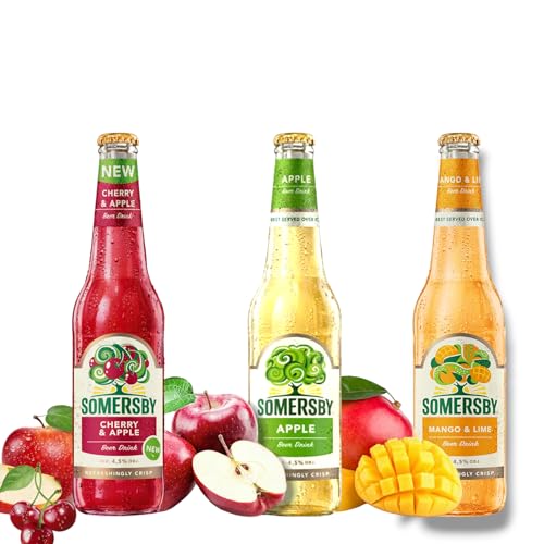 Somersby Bier Mix - Cherry Apple, Apple & Mango Lime (Insgesamt 12 Flaschen) von Bier