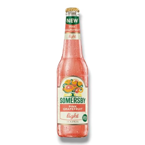 Somersby Pink Grapefruit Light Biermischgetränk mit 4% Vol. 12 x 0,4 l von Bier