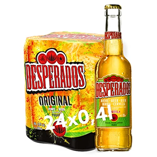 Sondergröße 24 Flaschen Desperados Tequila 0,4l mit 6% Alc von Bier