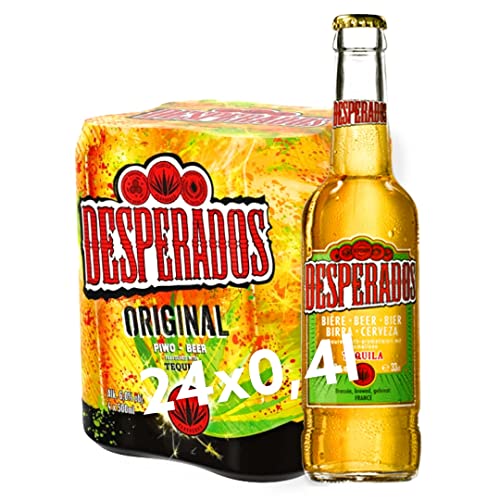 Sondergröße 24 Flaschen Desperados Tequila 0,4l mit 6% Alc Sondergröße 24 Flaschen Desperados Tequila 0,4l mit 6% Alc von Bier