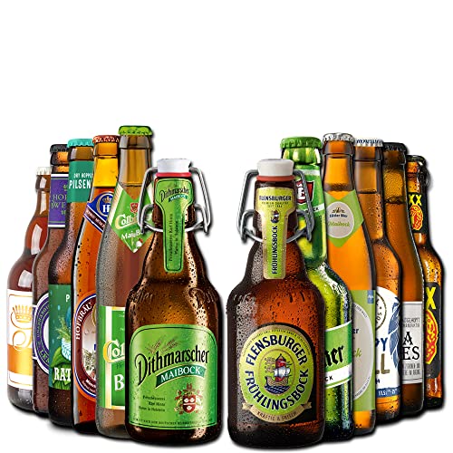 BierSelect Frühlingspaket - Bierspezialitäten zum Frühling - Paket zu Ostern, Vatertag oder zum Geburtstag für den Mann, Freund, Vater, Opa oder Kollegen von BierSelect
