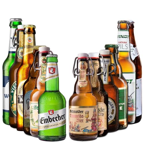 BierSelect I 12er Deutsche Pils-Vielfalt Bierpaket von BierSelect