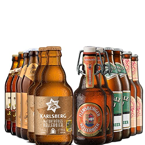 Kellerbier Bierpaket von BierSelect - Verschenken Sie Kellerbier zu Ostern, Weihnachten, Vatertag oder zum Geburtstag an den Vater, Ehemann, Opa oder Freund von BierSelect