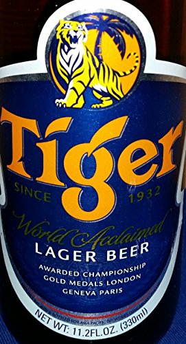 Tiger Beer - Bier - 24x330ml (1 Karton) - asiafoodland Vorteilspaket von Biere der Welt
