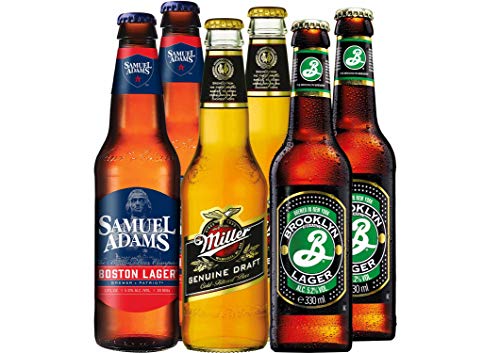 American Ale Bier Paket USA mit 6 Bierflaschen von Bierlinie GmbH