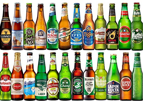 Reise um die Welt mit 24 Bieren Paket von Bierlinie GmbH