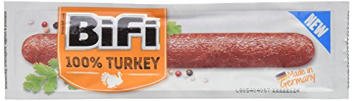 BiFi Turkey – herzhafter Truthahn-Salami Fleischsnack - 1er Pack (1 x 20 g) von Bifi