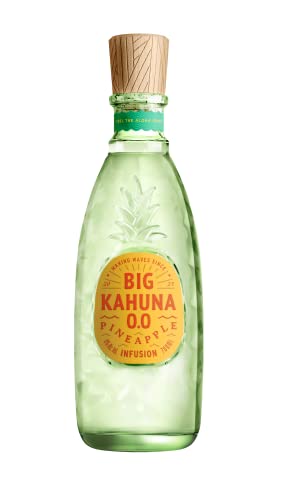 Big Kahuna 0.0 | Feel the Aloha Spirit | Für alkoholfreie Longdrinks & Cocktails | Mit dem natürlich frischem Geschmack der Ananas | 1 x 700ml von Big Kahuna