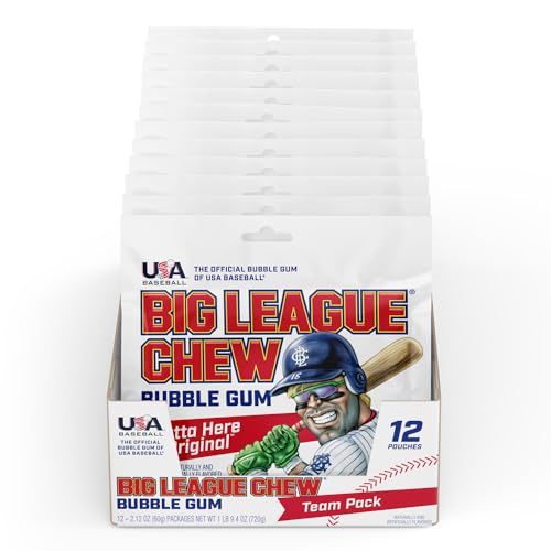 Big League Chew, Original, 2.1-Ounce Pouch, 12-Count by Big League Chew Big League Chew, Original, 2.1-Ounce Pouch, 12-Count by Big League Chew von Big League Chew