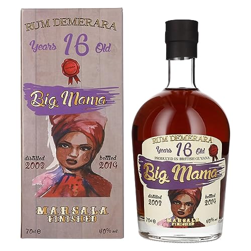 Big Mama 16 Years Old Rum Demerara Marsala Finished 40% Vol. 0,7l in Geschenkbox Big Mama 16 Years Old Rum Demerara Marsala Finished 40% Vol. 0,7l in Geschenkbox von Big Mama