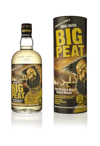 Big Peat | Islay Blended Malt Scotch Whisky | Unverwechselbare rauchige und torfige Note | Der ultimative Islay Charakter | 46% Vol. | 0,7l von Big Peat