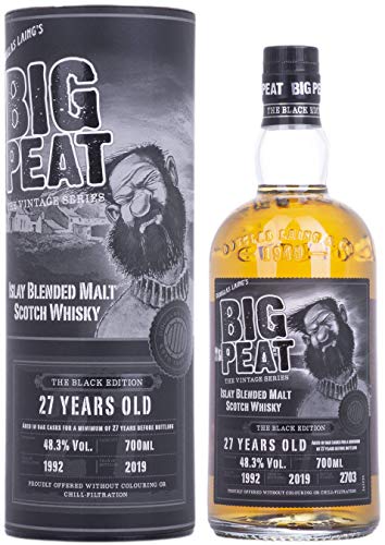 Douglas Laing & Co. Laing BIG PEAT 27 Years Old THE BLACK EDITION 2019 48,3% Vol. 0,7l in Geschenkbox Douglas Laing & Co. Laing BIG PEAT 27 Years Old THE BLACK EDITION 2019 48,3% Vol. 0,7l in Geschenkbox von Big Peat