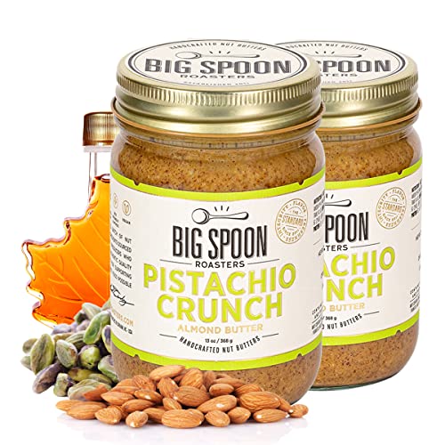 Big Spoon Roasters Mandelbutter (Pistachio Crunch, 370 ml, 2 Stück Big Spoon Roasters Mandelbutter (Pistachio Crunch, 370 ml, 2 Stück von Big Spoon Roasters