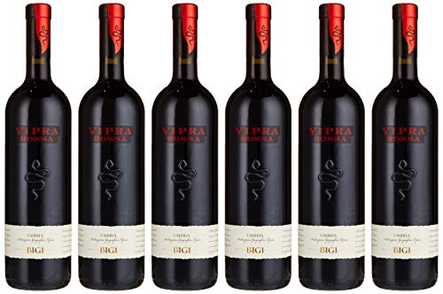 Bigi Vipra Rosso Umbrien IGT Rotwein trocken (6 x 0.75 l) von Bigi