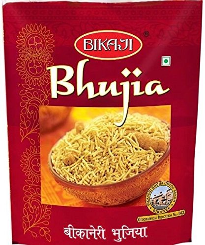 Bikaji Bhujia Snack, Mehlnudeln, 180 g, 2 Stück von BIKAJI