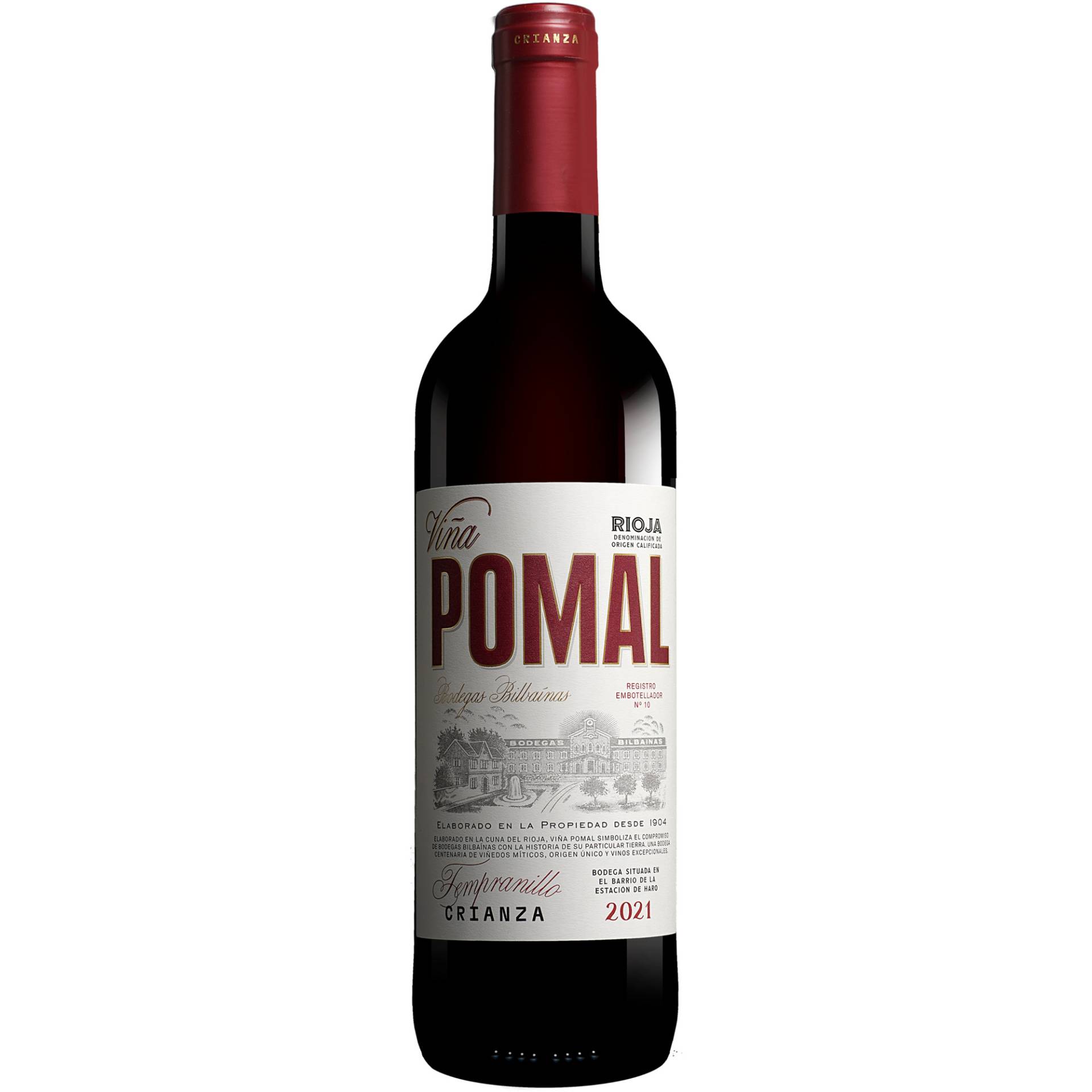 Viña Pomal Crianza 2021 0.75L 14.5% Vol. Rotwein Trocken aus Spanien Viña Pomal Crianza 2021 0.75L 14.5% Vol. Rotwein Trocken aus Spanien von Bilbaínas