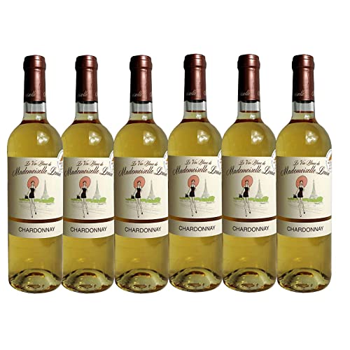 Chardonay Weisswein De Melle Louise - 6 x. Premierter Weisswein trocken Jahrgang 2017 13% Alkohol 6,13 EUR/l von Bilderrahmen Neumann