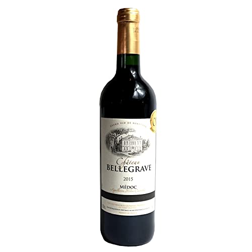 Chateau Bellegrave MÉDOC Rotwein trocken - 1 x. Jahrgang 2015 12,5% Alkohol 0,75l 10,33 €/l Prämiert 2018 mit Gold von Bilderrahmen Neumann