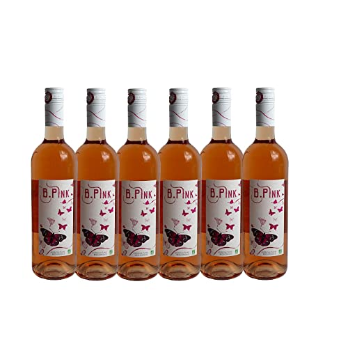 Rosewein B. Pink Vin D´Espagne - 6 x. Jahrgang 2018 750ml 11,0% Alkohol 4,66 EUR/l von Bilderrahmen Neumann