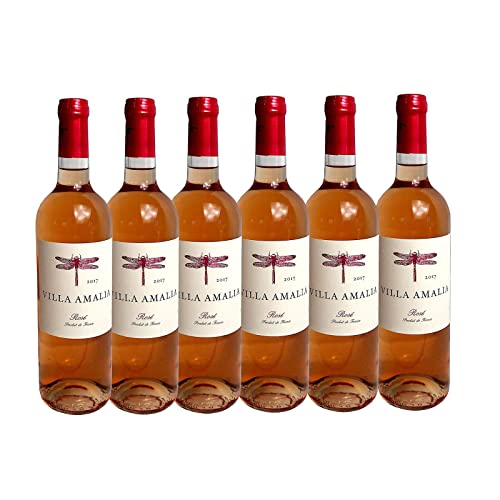 Rosewein Villa Amalia - 6 x 0,75l Jahrgang 2017 12,5% Alkohol rosé Bordeaux 6,13 €/l von Bilderrahmen Neumann