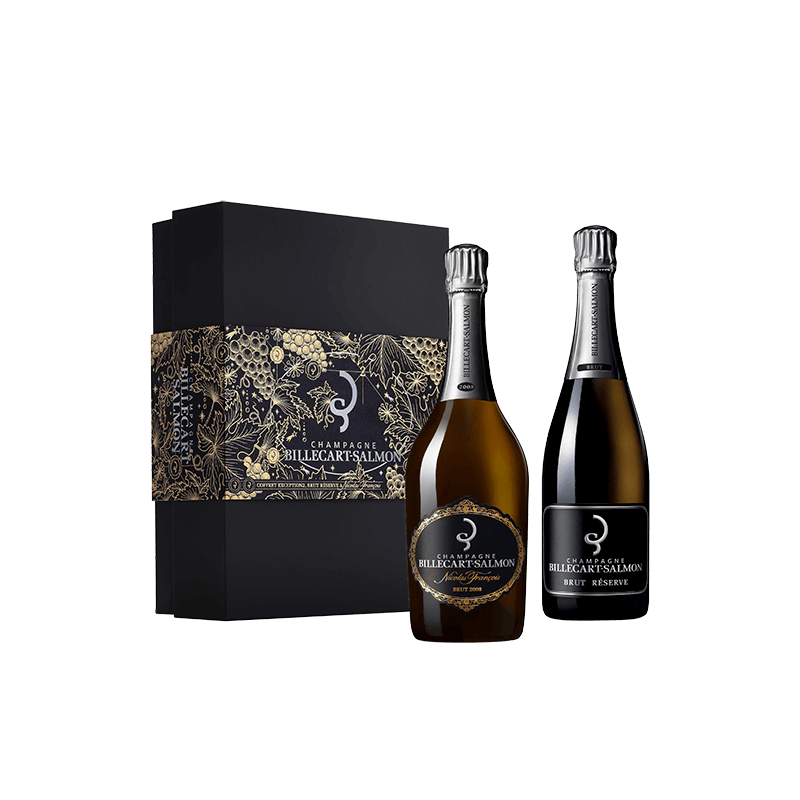 Billecart-Salmon : Coffret Exception 2 Brut Réserve et Nicolas François 2008 Billecart-Salmon : Coffret Exception 2 Brut Réserve et Nicolas François 2008 von Billecart-Salmon