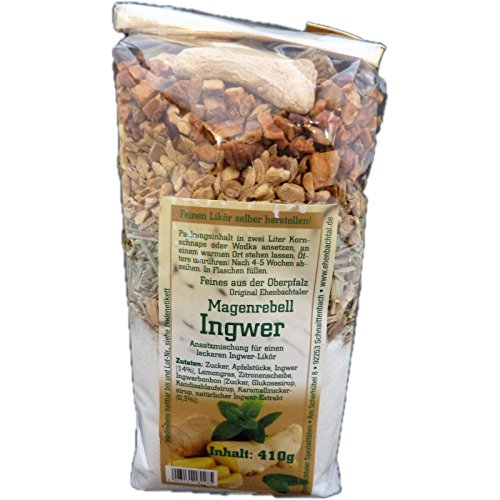Magenrebell Ansatzmischung "Ingwer" Likör, 410 g Magenrebell Ansatzmischung "Ingwer" Likör, 410 g von Biller Naturheilmittel