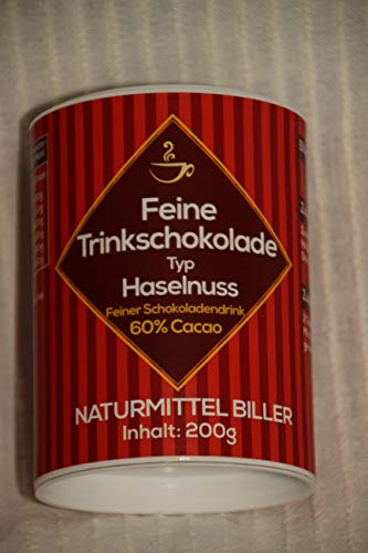 Feine Trinkschokolade - Haselnuss - von Naturmittel Biller von Biller